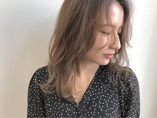 セミロング a　Gland taupe所属・✨艶髪✨京町堀/ 荒木拓斗のヘアスタイル