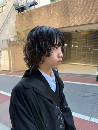 ショート パーマ パーマ/ボブ /レイヤー チヒロのヘアスタイル