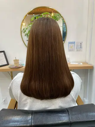 ロング カラー 高梨 菜々のヘアスタイル
