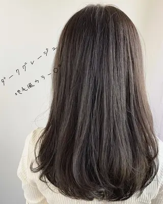 セミロング カラー orente  omotesando所属・谷 あやこのヘアスタイル