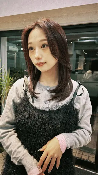 ロング Umu所属・✳︎透明感カラー✳︎ ボブ✳︎nanaのヘアスタイル