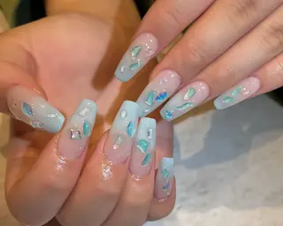 ネイル zuki🌔nail ┆堺筋本町/長堀橋のネイルデザイン