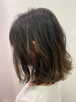 ミディアム カラー 似合わせ専門美容師 なかじまのヘアスタイル