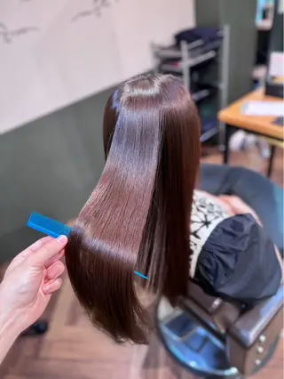 ロング カラー 髪質改善 増田のヘアスタイル