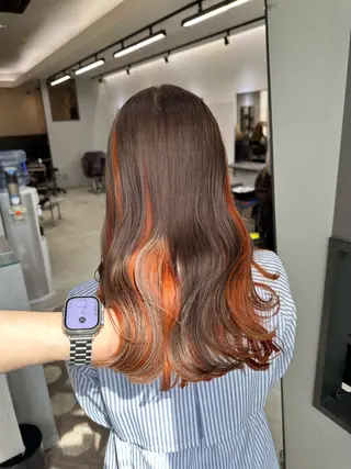 ミディアム カラー JILL/鶴岡 和幸/天神のヘアスタイル