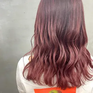 セミロング カラー ハイトーン 🌷ハルミ🌷のヘアスタイル