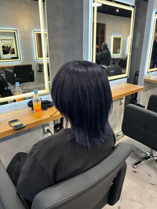 ロング カラー パーマ ヘアアレンジ 透明感ブリーチカラー 🌈TOMOHIROのヘアスタイル