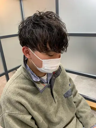 ショート パーマ メンズ 【S.BROOM】 店長　西川徹のヘアスタイル