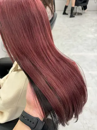 ロング カラー ヘアアレンジ 【透明感×レイヤー】 🍃RIKU🍃のヘアスタイル