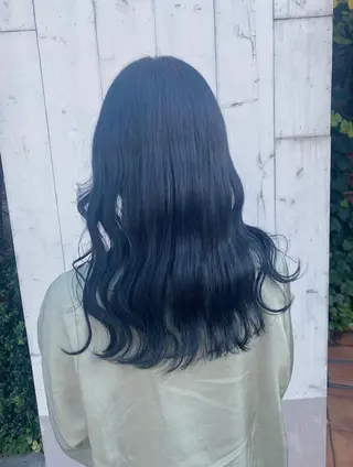 セミロング カラー ヘアアレンジ 韓国レイヤーカット/ 儚げカラーチナツのヘアスタイル