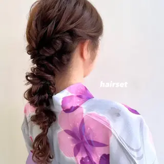 セミロング ヘアアレンジ 原宿/似合わせ/髪質 改善/レイヤー/優希のヘアスタイル