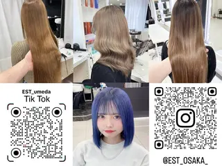 カラー ヘアアレンジ ロング MORI MARIKAのヘアスタイル