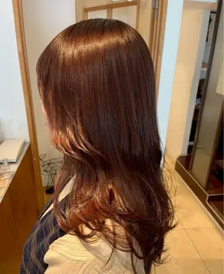 セミロング 吉成 七海のヘアスタイル