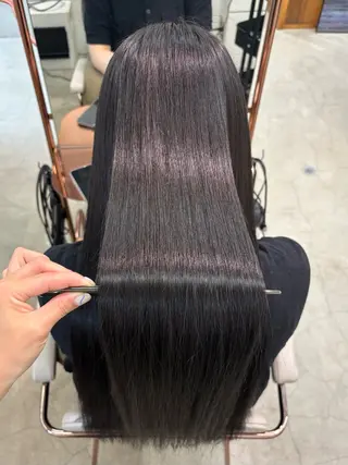 ロング 鶴井 美空のヘアスタイル