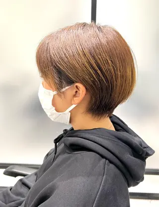 ショート ショートボブ／川崎 子安健太のヘアスタイル