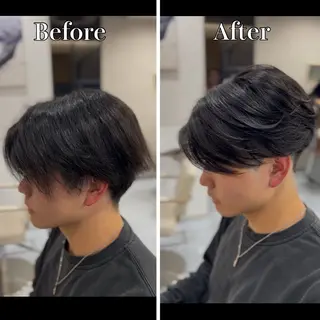 セミロング パーマ メンズ 🔮メンズ縮毛矯正 メンズパーマ💎竹永のヘアスタイル