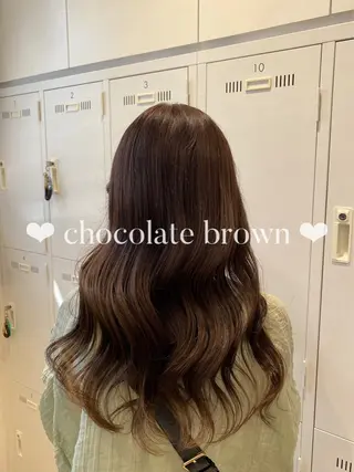 ロング カラー 𝐲𝐮𝐮𝐦𝐢 エクステ/ 艶カラーのヘアスタイル