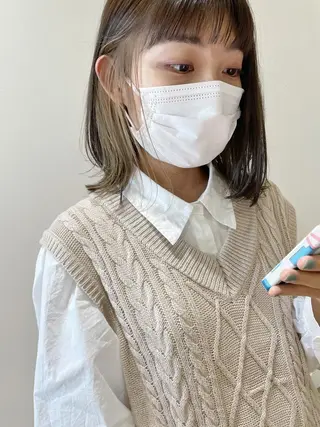 ミディアム カラー 美容室Violet所属・伊藤 ひかりのヘアスタイル