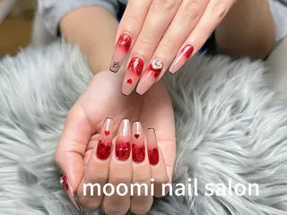ロング moomi nail スカルプ専門のネイルデザイン