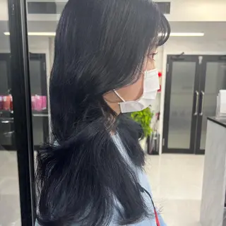 ロング カラー シールエクステ特化 ハイトーン、NANAのヘアスタイル