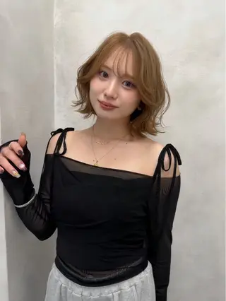 ミディアム 艶髪カラー特化🧁 RIOのヘアスタイル