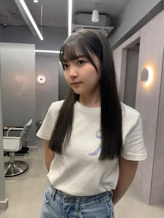 ロング カラー SALOWIN 中目黒店所属・✨中目黒✨ ヒグチリョウヤ✨のヘアスタイル