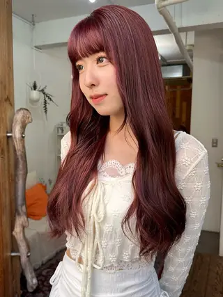 ロング 松谷 瑞姫のヘアスタイル