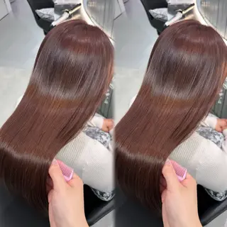 ロング カラー ozaki renaのヘアスタイル