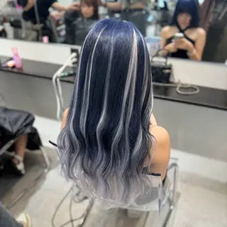 ロング ❤️‍🔥シールエク ＋カラー京❤️‍🔥のヘアスタイル