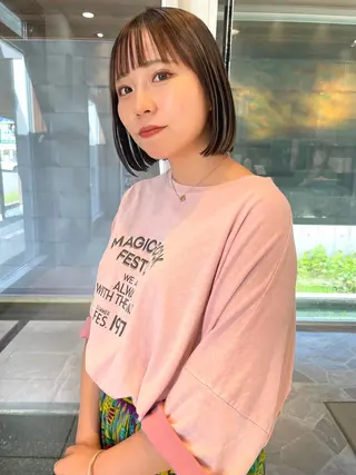 ショート カラー 🌈高田大夢似合わせ 透明感カラー🌈のヘアスタイル