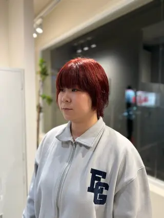 ショート カラー 岐阜/ショート/ボブ anjuのヘアスタイル