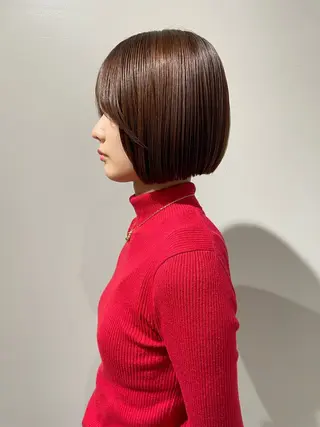 ショート ハイトーン/ボブ /Riimooaのヘアスタイル