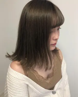 カラー hina☺︎ 髪質改善/ストレートのヘアスタイル