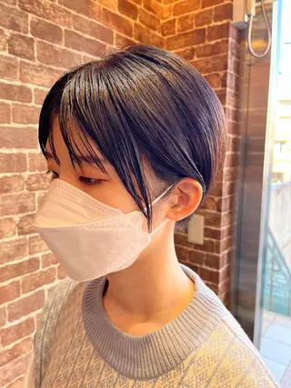 ショート カラー パーマ ヘアアレンジ メンズ ネイル マツエク・マツパ アイブロウ times salon名駅所属・久木原 ゆりのヘアスタイル