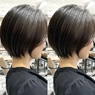 ショート カラー 💍新宿ショート 💍岩田莉奈のヘアスタイル