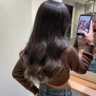 ロング カラー ナガミネアリサ/ 学芸大学/海外ヘアのヘアスタイル