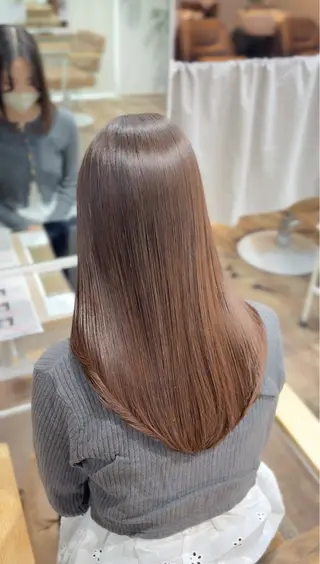 ロング カラー honoka/レイヤ ー/艶感カラー/韓国のヘアスタイル