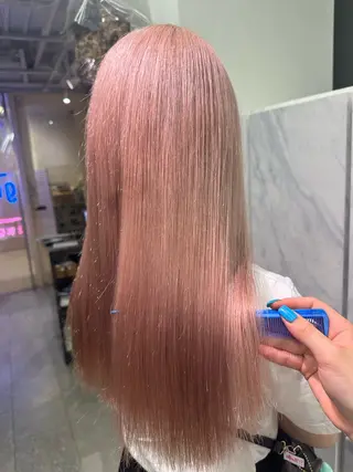 ロング プルエクステ/カラー ⭐️KIR̋Aのヘアスタイル