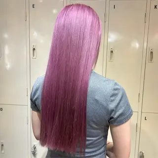 ロング カラー パーマ ヘアアレンジ メンズ 🧨ブリーチー×ボブ レイヤー💎じゅえるのヘアスタイル