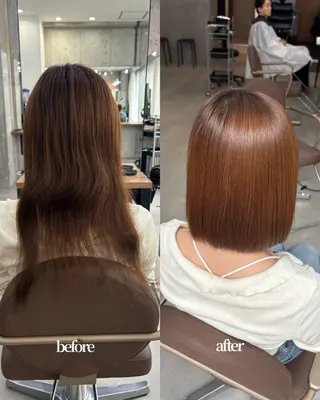 ショート 髪質改善／縮毛矯正 関根青葉のヘアスタイル