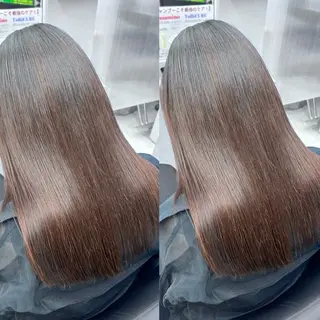 ロング カラー 顔周り🎀 ハイトーン🎀愛美のヘアスタイル