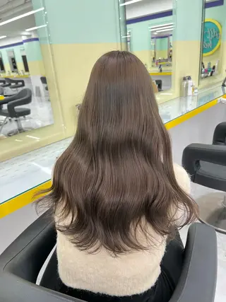 セミロング カラー レイヤー/韓国❣️ 髪質改善/亘紘輝のヘアスタイル