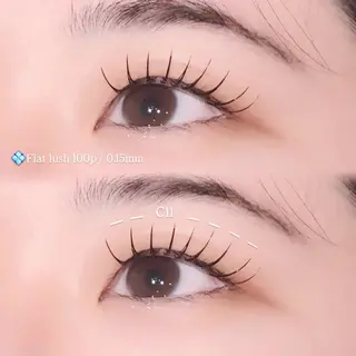 マツエク・マツパ Konoka 𐙚⸝⸝꙳のマツエク・マツパデザイン