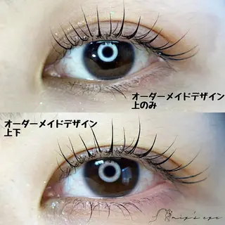 マツエク・マツパ miy's eye+所属・miy's eye+ YUKI 浜松小豆餅のマツエク・マツパデザイン