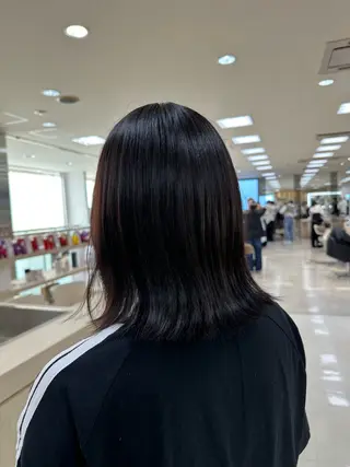 ミディアム カラー お悩み改善 黄金比みくのヘアスタイル