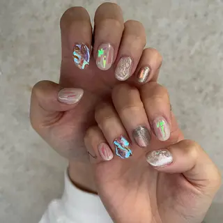 ネイル Sea  nail by emaのネイルデザイン