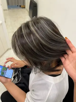 カラー 村瀬 遼のヘアスタイル