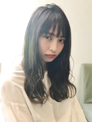 ミディアム カラー ヘアアレンジ GiseL天神カラー 髪質改善/ブリーチのヘアスタイル