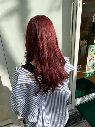 ロング 吉岡 智行のヘアスタイル