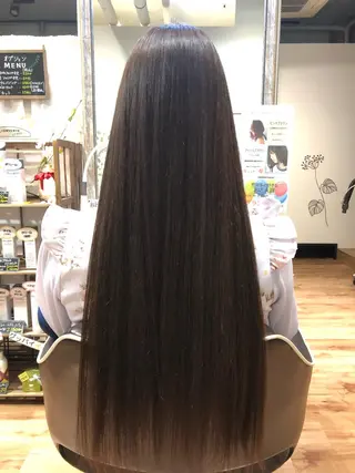 ロング カラー 青野 文香のヘアスタイル